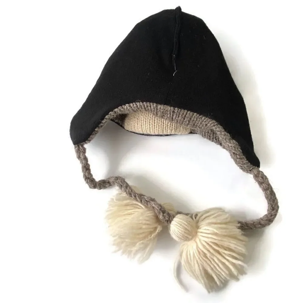 Kids Moose Knit Beanie Hat OS